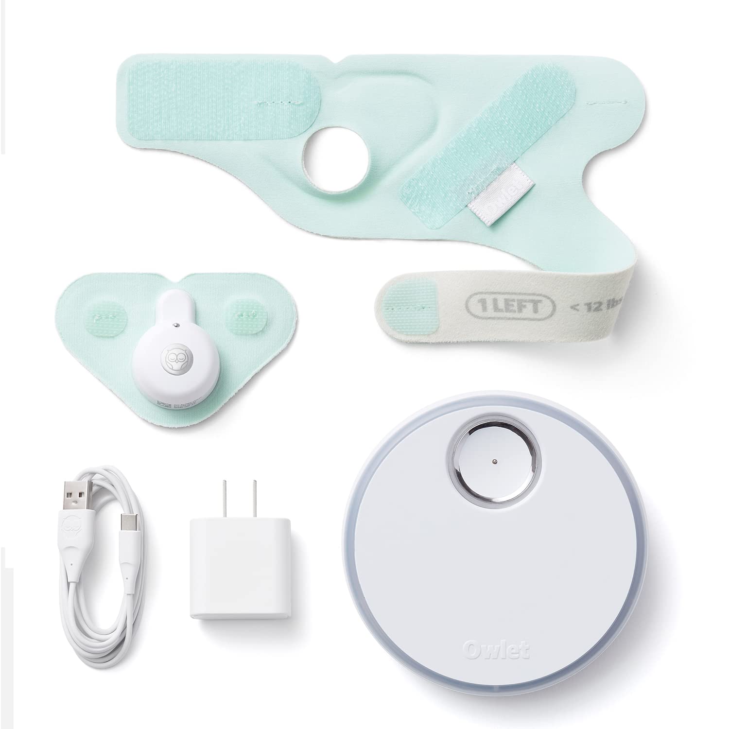 Owlet Dream Sock - Smart Baby Monitor View Heart Rate and Average Oxygen O2 as Sleep Quality Indicators. Wakings, Movement, and Sleep State. Digital Sleep Coach and Sleep Assist Prompts - Mint - Image 8